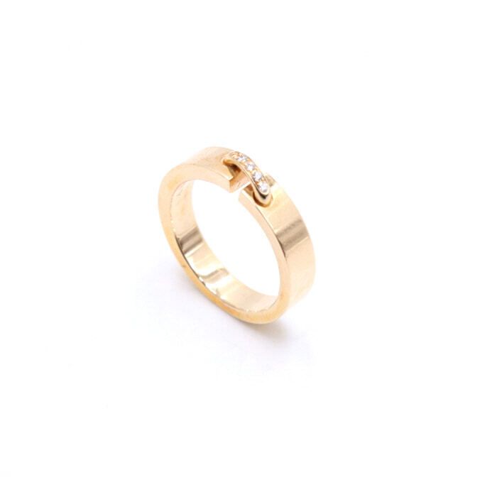 CHAUMET Liens Evidence Diamond 4MM Women's Ring 6 aa37761 75403013