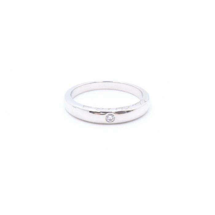 Van Cleef & Arpels Platinum 005 Carat Diamond New York Wedding Band Ring 21 50654028