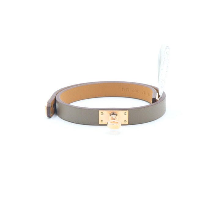 Hermes Kelly Mini Double Strap Bracelet Pink T2 aa29334 52326762