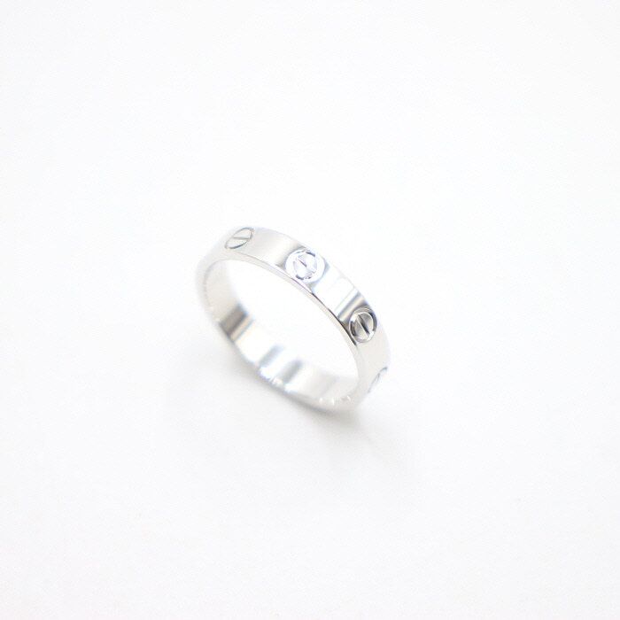 Cartier 18K White Gold Love Wedding Band Ring B40851 24710675