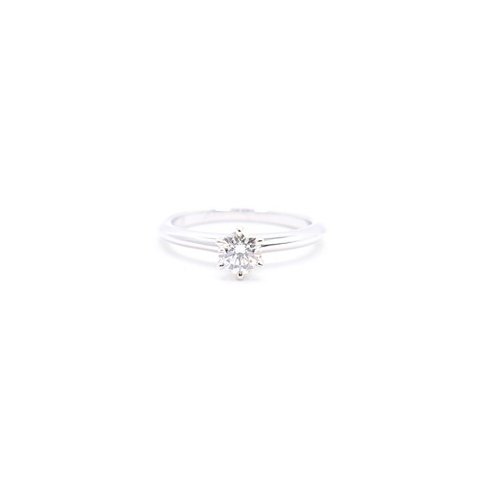 Tiffany & Co Platinum 0.30 Carat Diamond Wedding Ring 6 29353865
