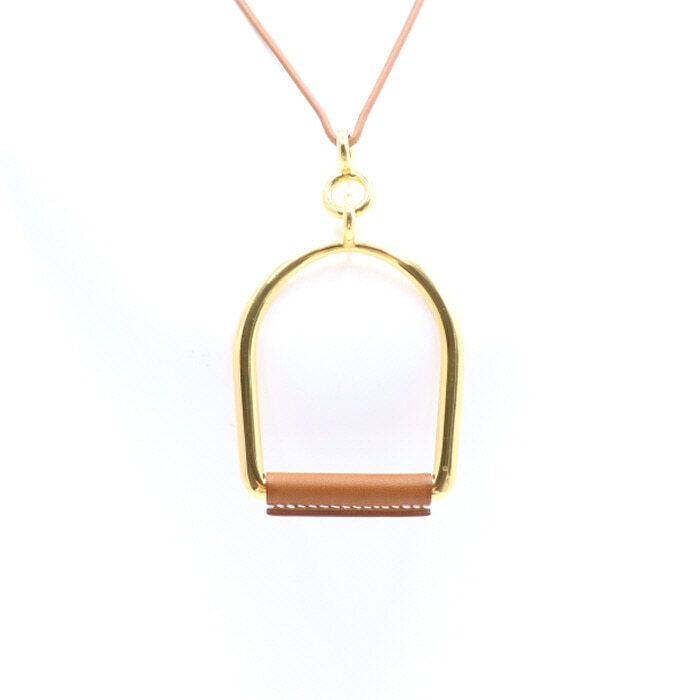 Hermes Heritage Equestre Pendant Large Women's Necklace aa26710 46169495