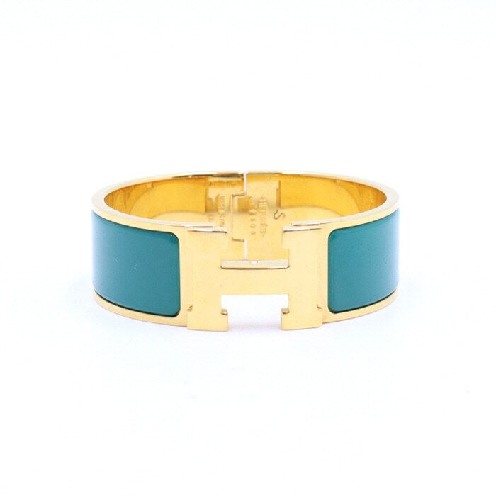 Hermes CLIC Clac H Yellow Gold Bracelet PM 24059 39288289