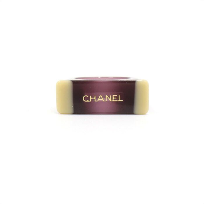 CHANEL Vintage Logo Ring Size 13 01 132409900
