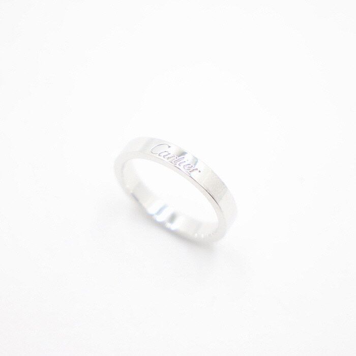 Cartier Platinum C Wedding Band 3MM Ring 10 24710889