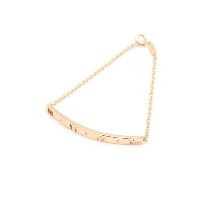 Tiffany & Co Atlas Paved Bracelet for Women 3 Diamonds aa49760 132409985