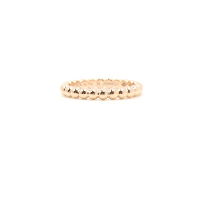 Van Cleef & Arpels Gold Bead Medium Ring Size 13 aa49305 131416980