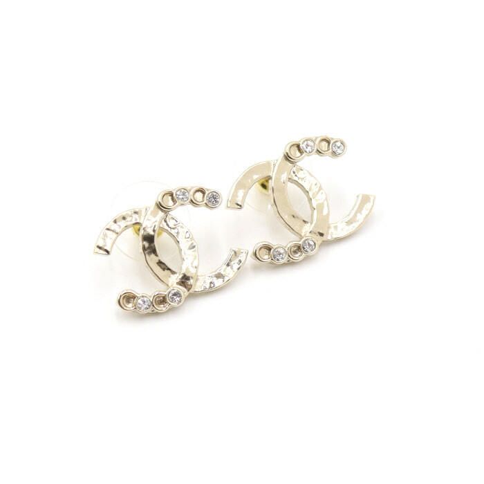 CHANEL CC Logo Rhinestone Earrings 2022 AB7947 128849319