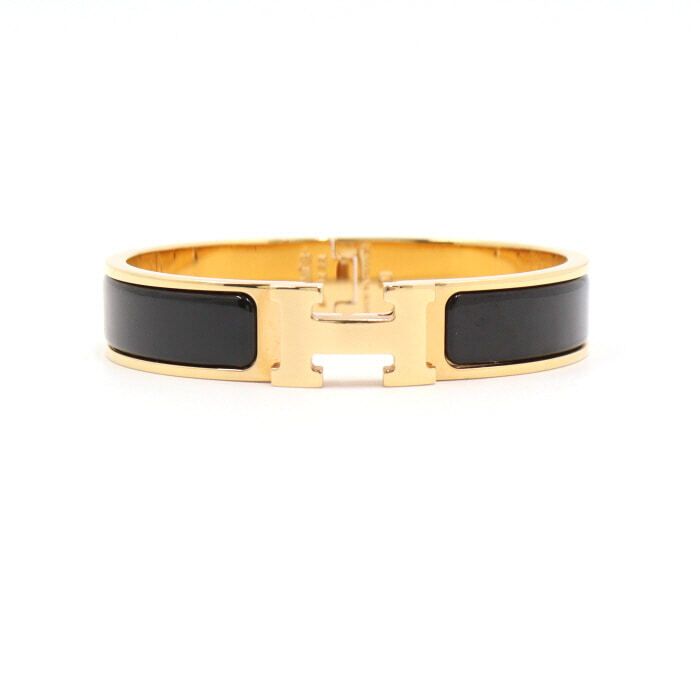 Hermes PM Black Rose Gold Women's Bracelet aa49450 130733718