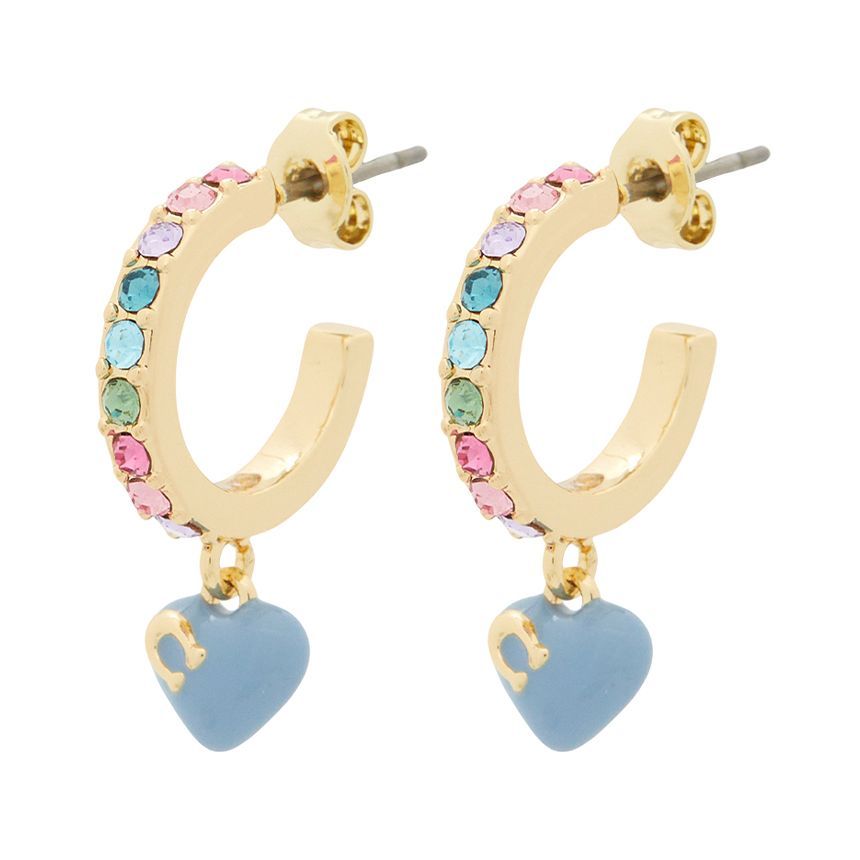 Coach Pave Heart Earrings 132707812