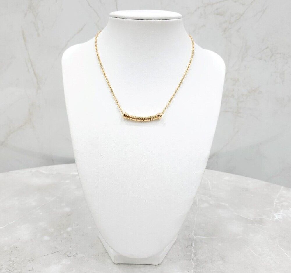 Bulgari 18k Tubogas Necklace Necklace 18K Yellow Gold SKU 132670674