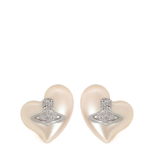 Vivienne Westwood Silver Florentia Stud Earrings 25SS 6201035T 02P103 00126 132326009