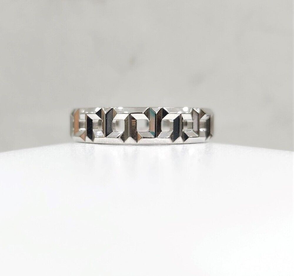 Tiffany & Co 18K White Gold True Wide Ring - Size 10.5 (SKU: T18K) 132134393