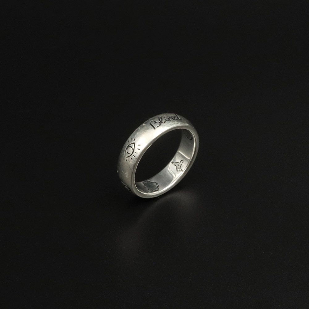 Gucci 925 Sterling Silver Blind for Love Ring 11 / 455247 132280233