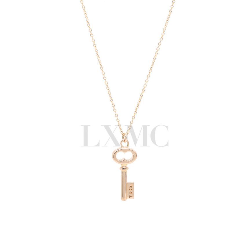 Tiffany & Co Tiffany Heart Key Necklace 18K Gold 131587319