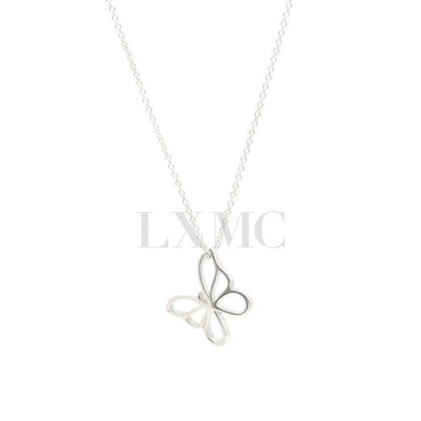 Tiffany & Co Tiffany Silver Butterfly Necklace 12345 131587313