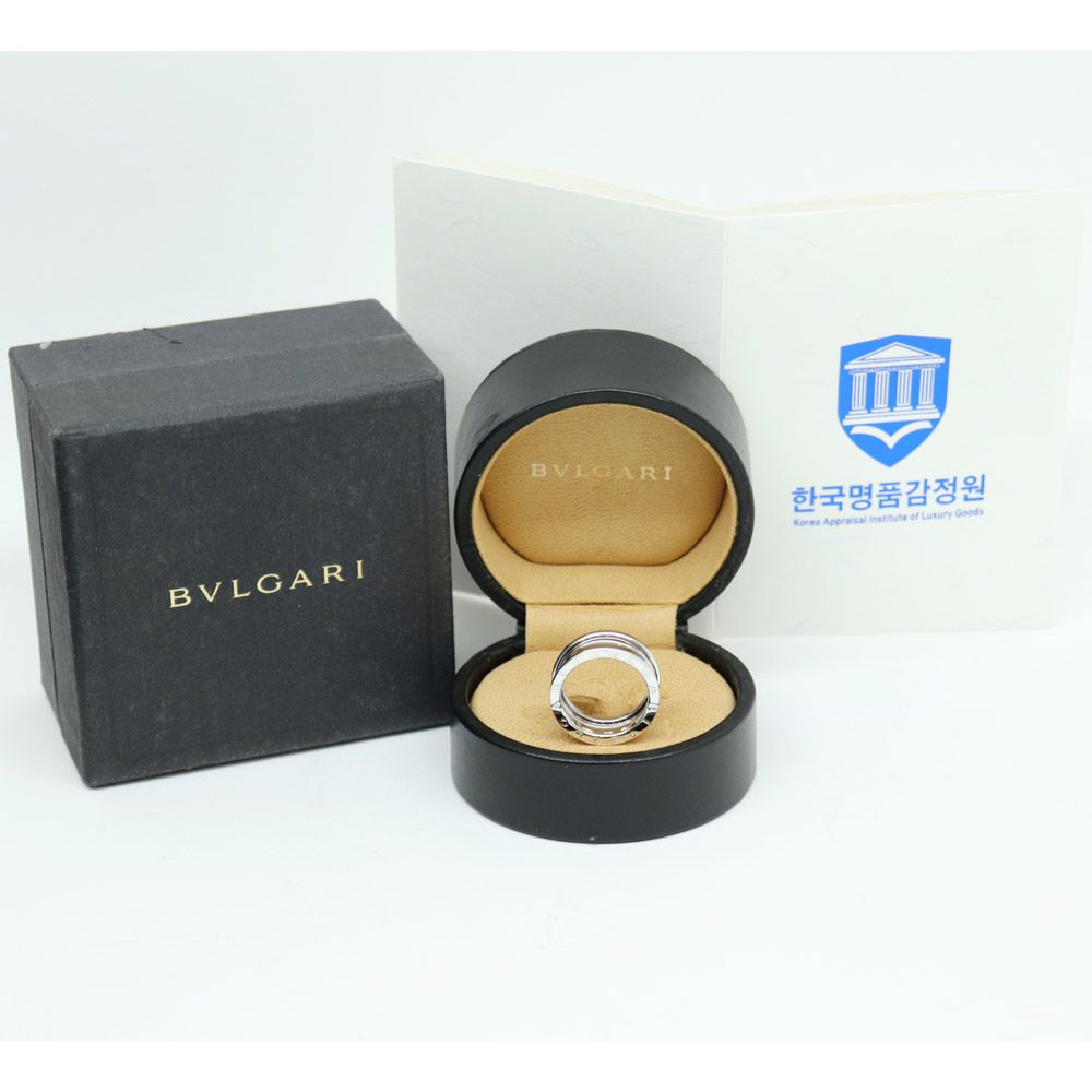 Bulgari B.Zero1 3-Band Ring 56 White Gold 346583 131432485