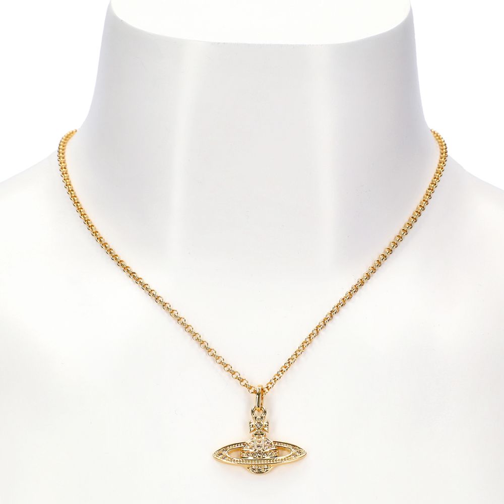 Vivienne Westwood Mini Brass Relief Pendant Necklace 63020086 02R121 CN 131360879
