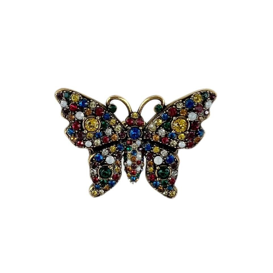 Gucci Multi Crystal Stud Butterfly Ring 503932 64044746