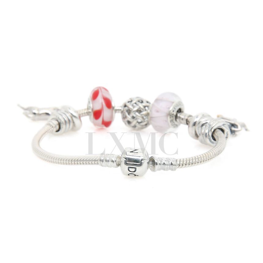 Pandora Chams Bracelet Silver Cupid 925 Silver 128922479