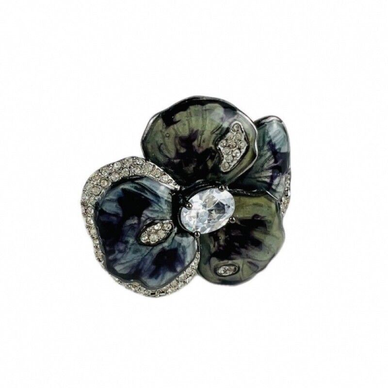 Juicy Couture Black Flower Ring 64891784