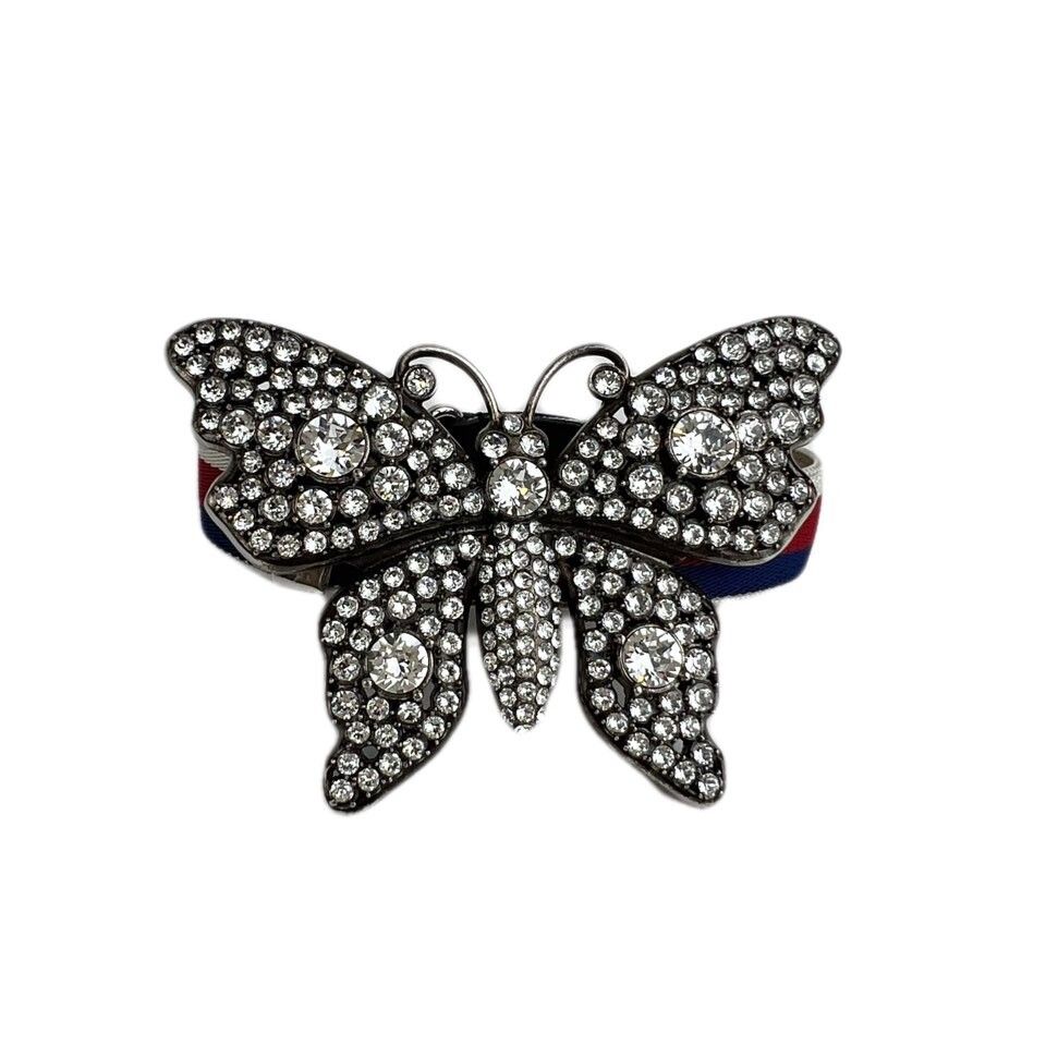 Gucci Crystal Stud Butterfly Bracelet 504656 64041276
