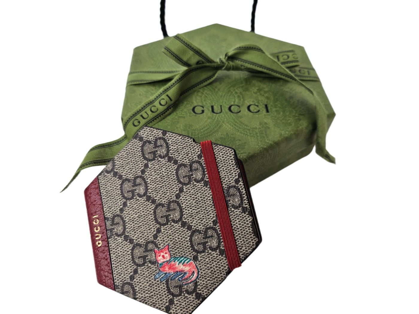 Gucci Cat Hexagon Note 8x9x3 70138121