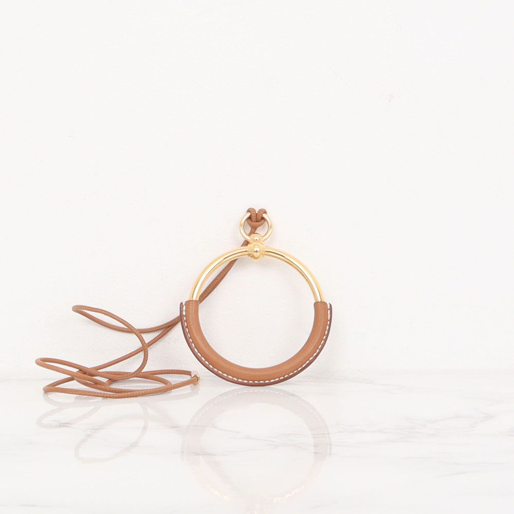 Hermes Loop Pendant Necklace H010712CA 130794290