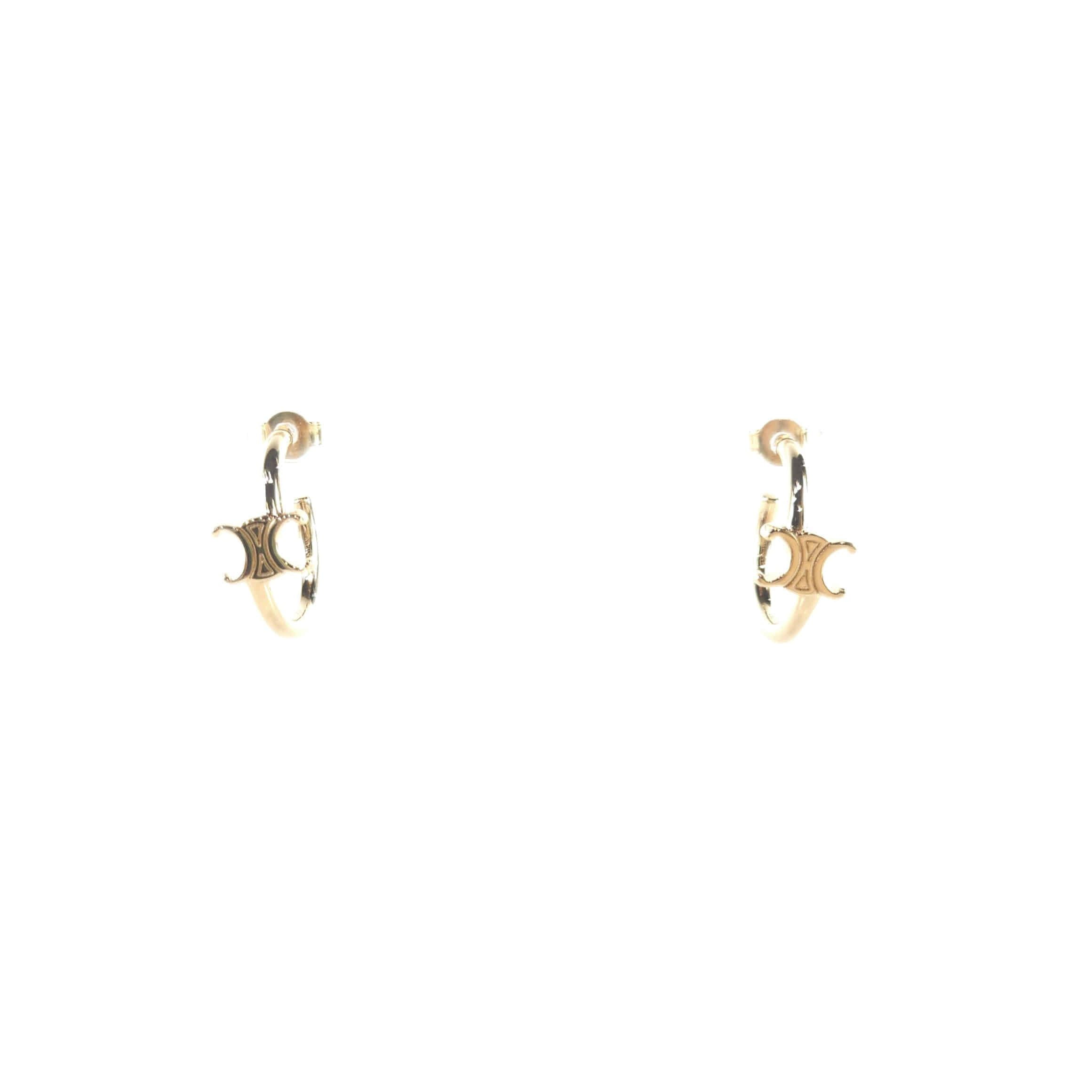 Celine Asymmetric Hoop Earrings 460RD6BRA 9212 131154195