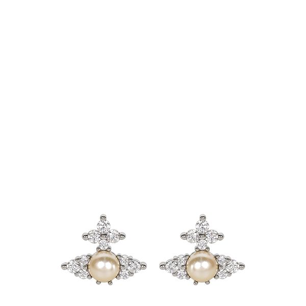 Vivienne Westwood Silver Fedora Earring 130782821