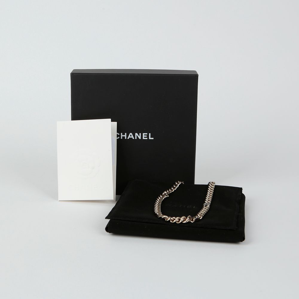 CHANEL AB8298 CC Logo Chain Choker 130313650