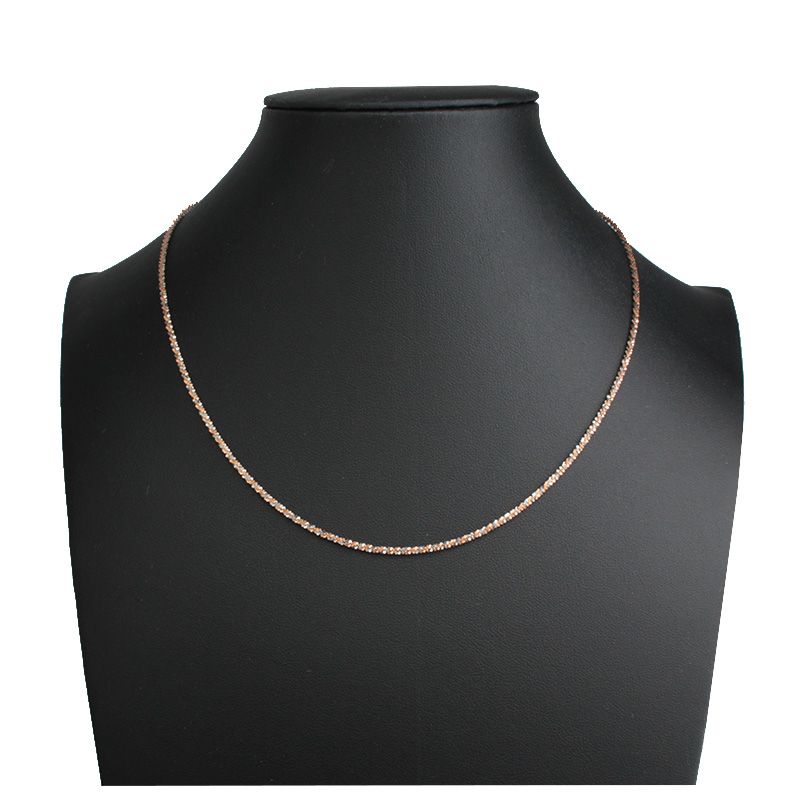 Other Brand Sable Necklace in 14K Rose and White Gold 130782646