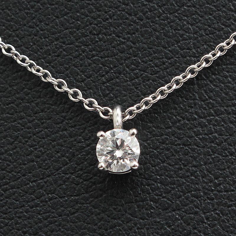Tiffany & Co 0.18ct Diamond 950PT Necklace 130635095