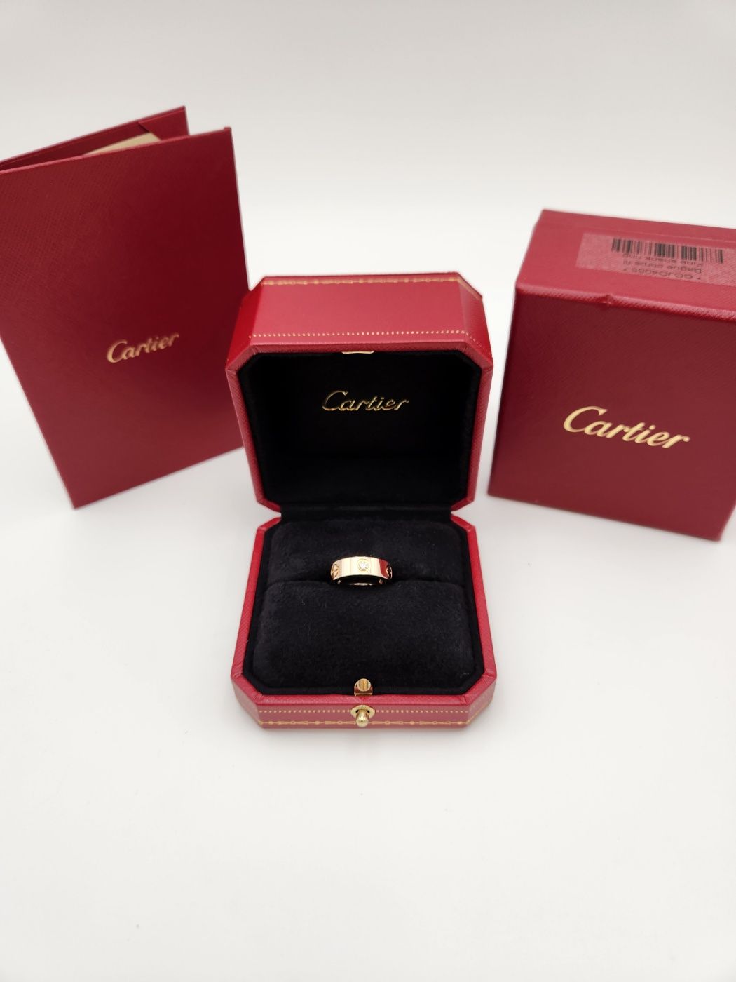 Cartier Love Ring Classic 3P Width 5.5 Pink Gold 47 130705817