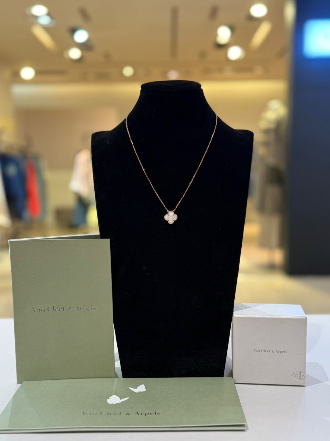 Van Cleef & Arpels Alhambra 18K Yellow Gold Necklace ARA45900 129022899