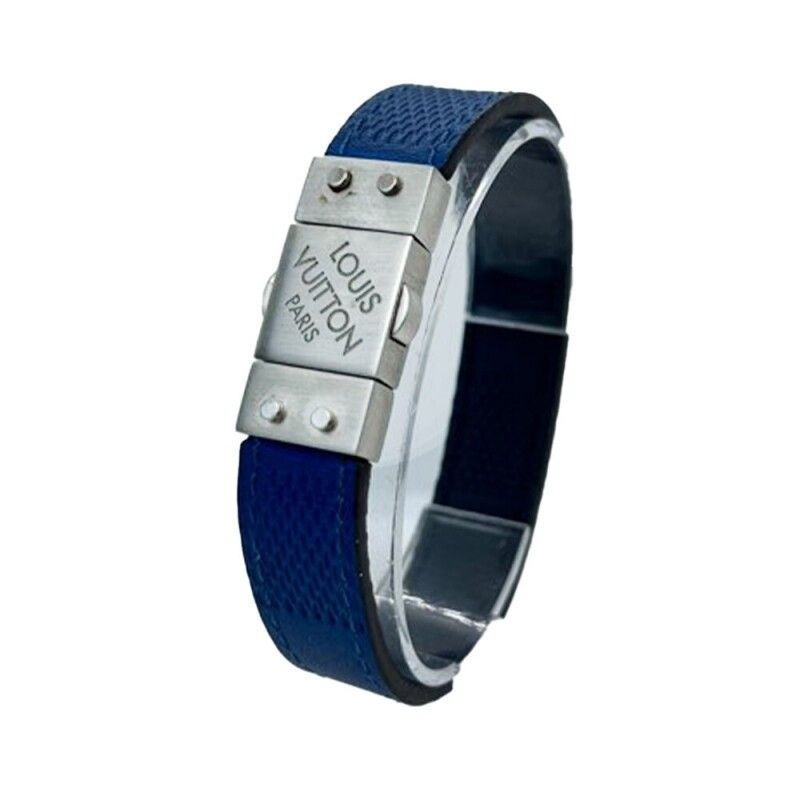 Louis Vuitton Damier Graphite Full Bracelet Blue 12345 64512120