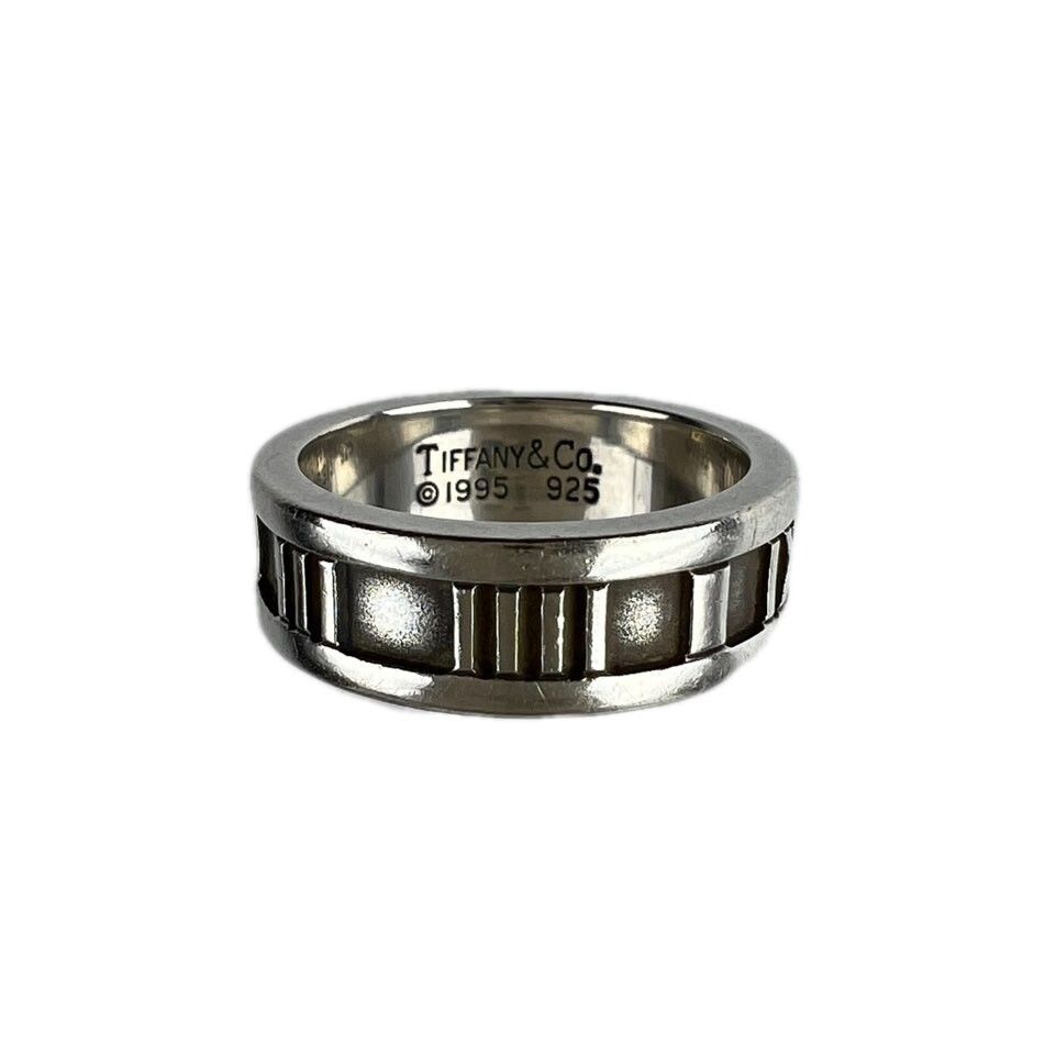 Tiffany & Co Atlas Silver Ring 9 64258378