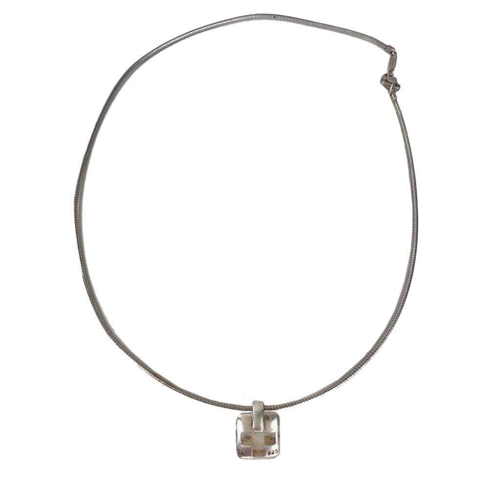 Tiffany & Co Silver Cross Pendant Necklace 12345 64258192