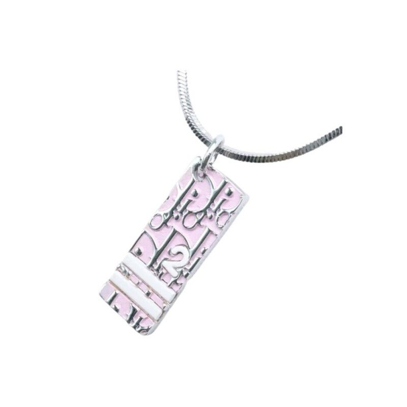 Dior Christian Trotter Necklace Pink 44cm 64550094