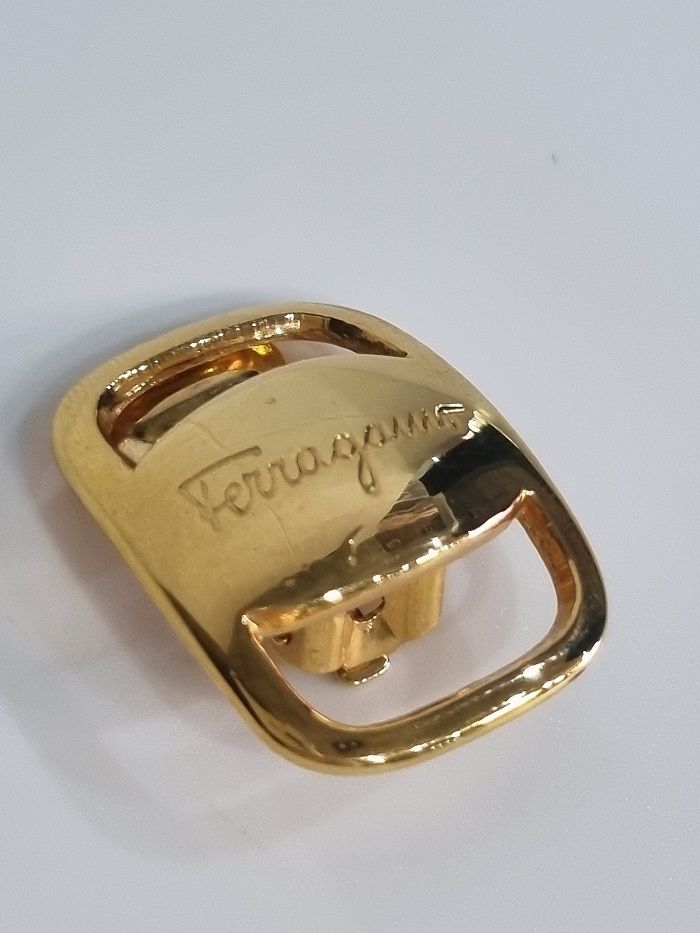 Salvatore Ferragamo Ferragamo Bow Clip Earrings 2.8x2 95299101