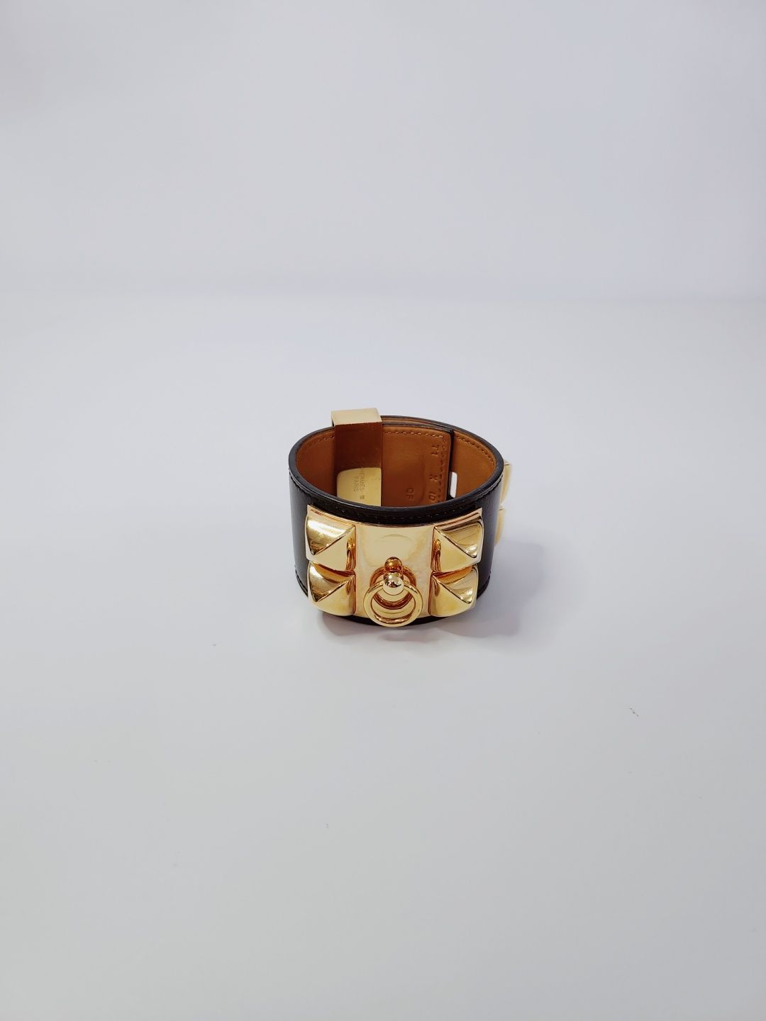 Hermes Medor Yellow Gold-Plated Bracelet 12345 124499008
