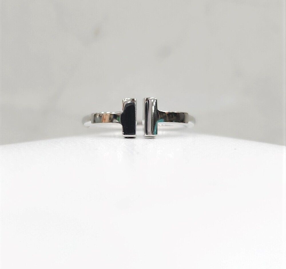 Tiffany & Co Wire White Gold Ring Size 4.5 SKU 128747643