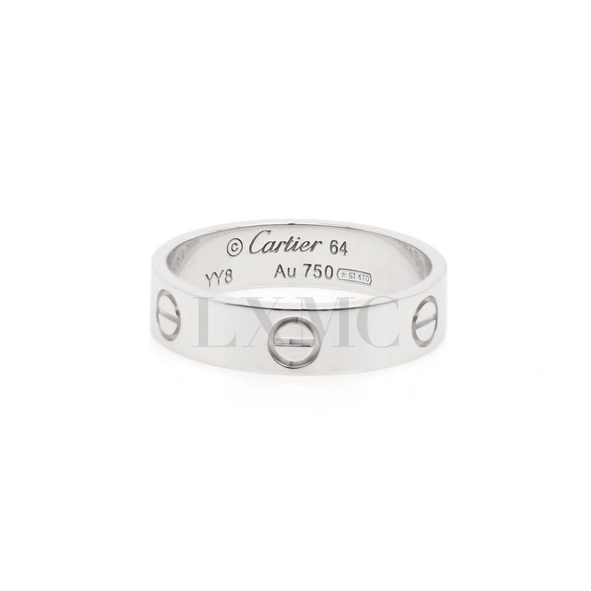 Cartier Love Ring White Gold Wedding Band 64 128685884