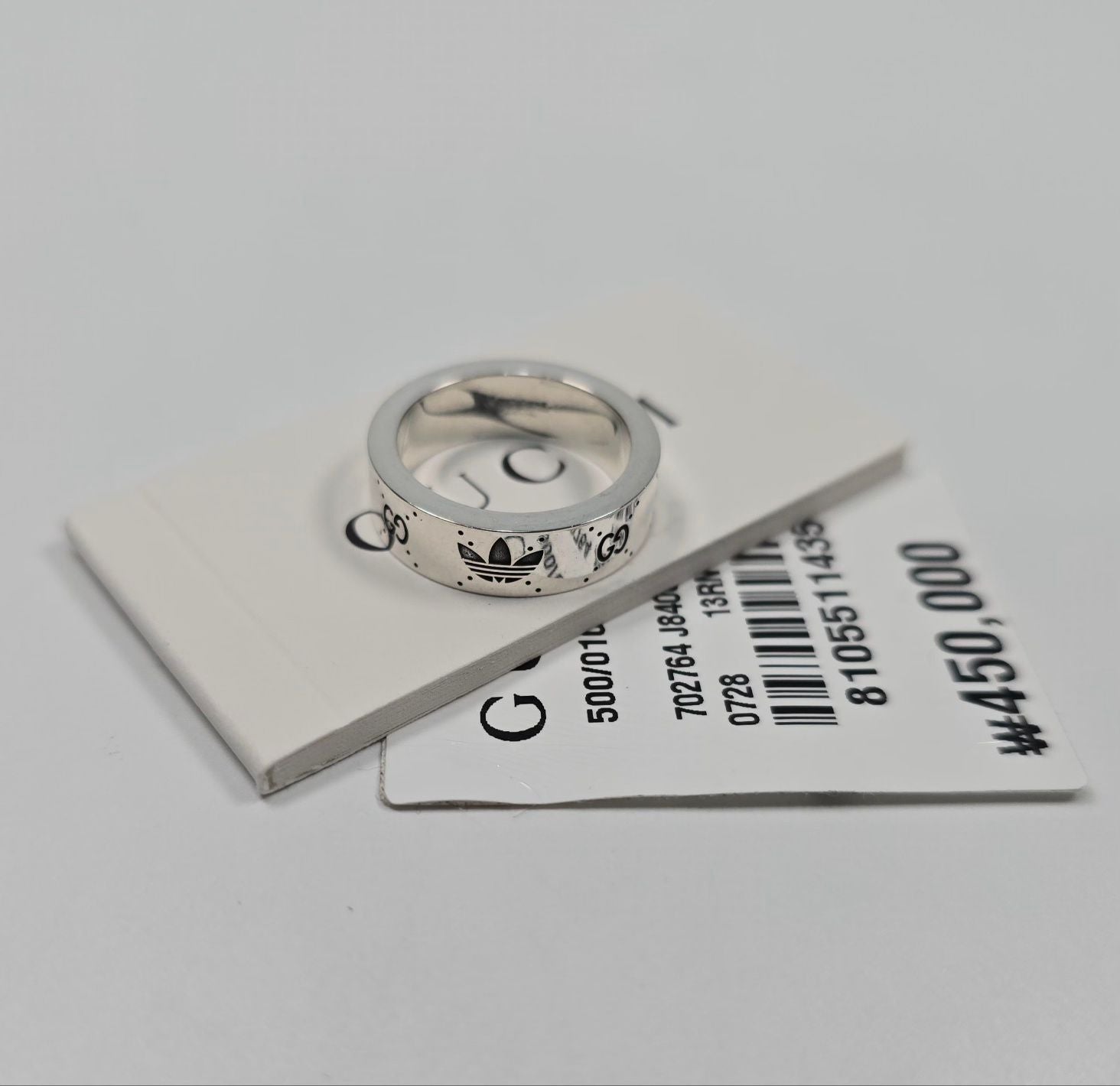 Gucci x Adidas GG Logo Classic Lettering Ring 13 128742313