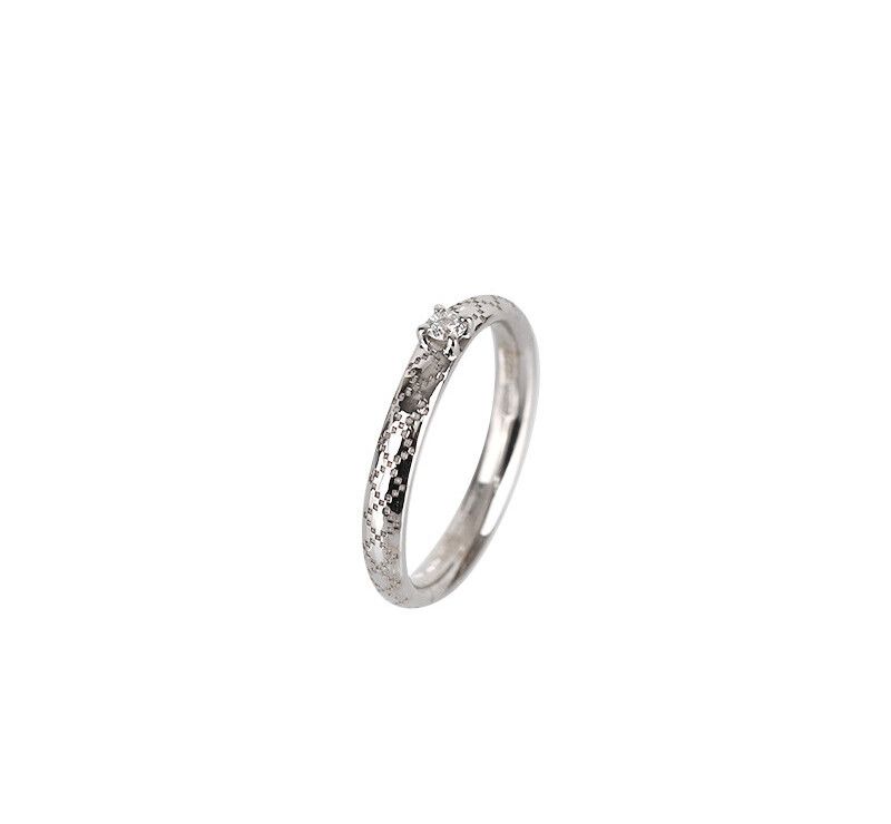 Gucci 18K White Gold Diamond 1P 8 Size 2.4MM 7215333558 75683780