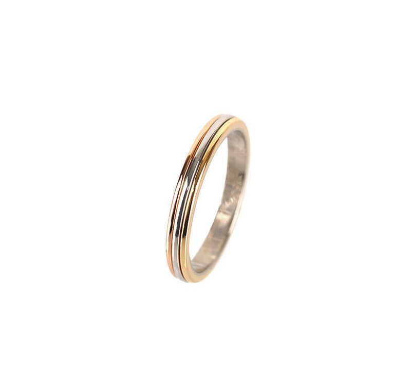 Cartier Trinity Wedding Band 18K Gold 2.7mm Size 62 7215398818 76508342