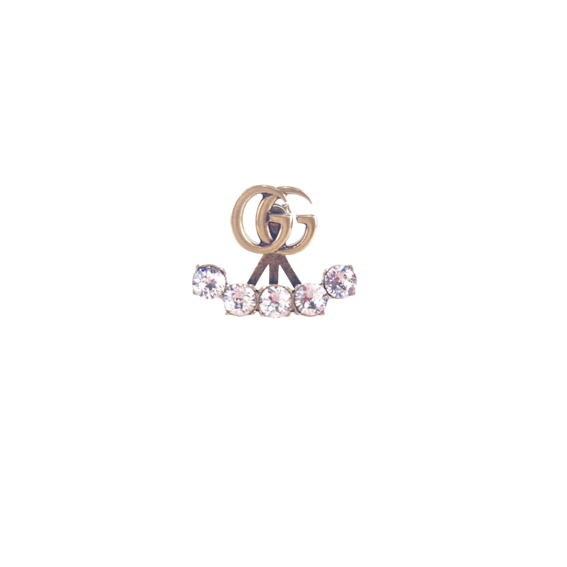 Gucci Crystal Double G Earrings 605853 8801 128235502