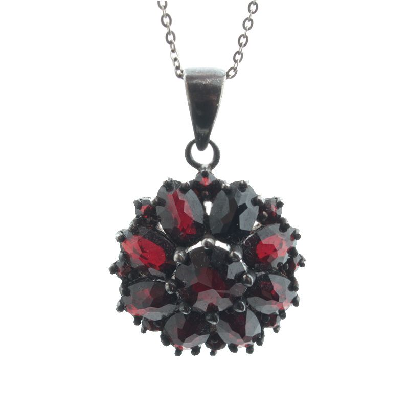 Other Brand Amethyst Pendant 18K Necklace 925 Silver 129623164