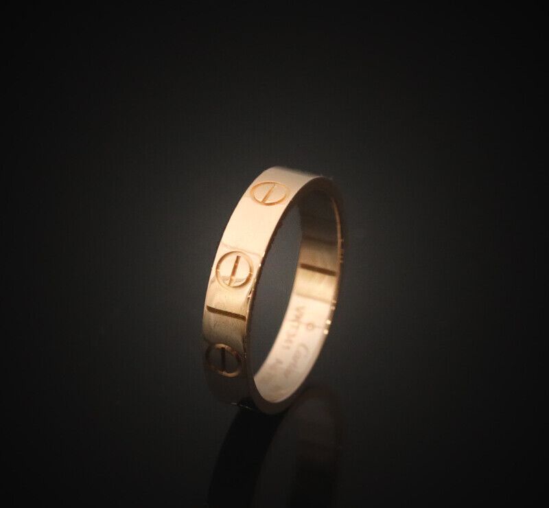 Cartier Love Band 18K Rose Gold 49 Size 3.5MM 7525710207 128048307