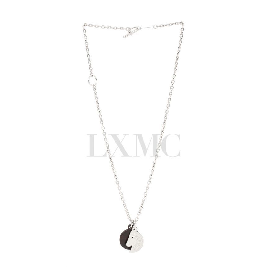 Hermes Carrousel Necklace White Horn 12345 127543487